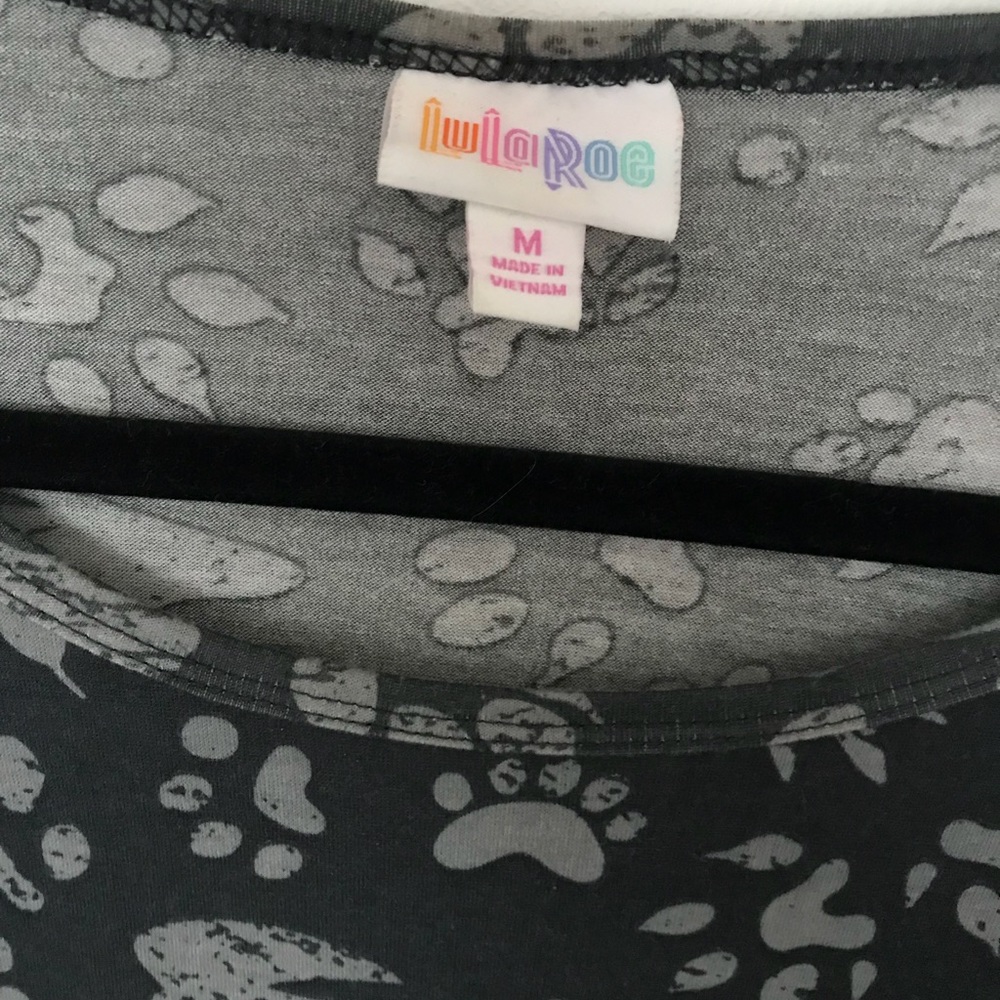 M paw, critter prints LuLaRoe Irma! - Picture 2 of 3